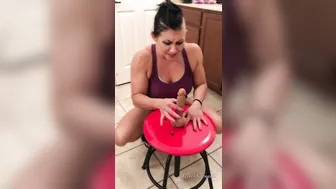 queenkarma69 Ohhhh ya know Just practicing my deepthroating skills with a 9 in