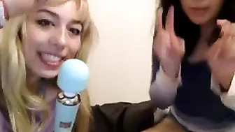 strawberryjuju  touches her excited body