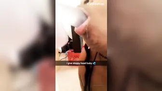 tashasococo I been craving for some dick to suck so I sucked my clear toy my  2.88.6999