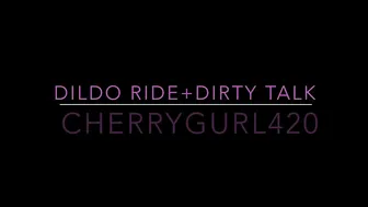 Mia Cherry Dildo RideDirty Talking