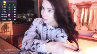 soifiee busty young lady removes her panties