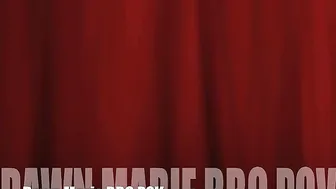 Dawn Marie big breasted slut fucks shaved cunt