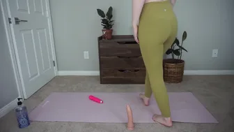 Mystie Mae Doing Yoga with Toys in my Leggings ManyVids