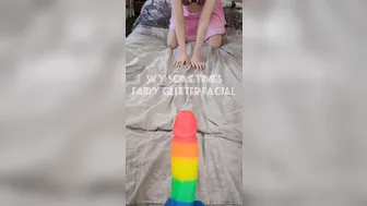 Sky Sometimes Fairy Slut Gives POV Dildo Blowjob ManyVids