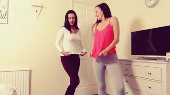 laurenlouise Lauren and Sophia Clothes destruction ManyVids