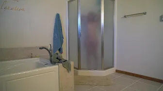 BrandiBraids After Shower Towel Striptease JOI ManyVids