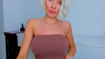 bdayjelisse completely naked big cock (dildo) fucking pussy cum show