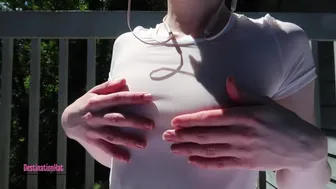 Destinationkat 264 Oily Sheer Clothes