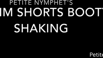 Custom Denim Shorts Booty Shaking