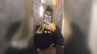 Gemma McCourt onlyfans 2019 12 30 What better way to speed up a flight by going to the toilets 5e09795