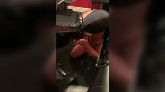 Mistress Karina onlyfans (2019 11 28) Suck my high heel like a cock. (Video)