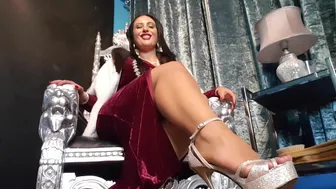 Mistress Ezada Sinn 2018 10 07 TaskOfTheDay After the Femdom Ball My tired feet on your ton bNm8vpa