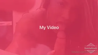 Karol Salles  pretty lady gently masturbates cunt