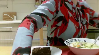 SpartakCHemp  Busty slut gets fucked while standing with cancer