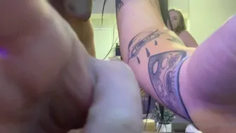 wet kitty & gothspvt, vipgothspvt, goth baby onlyfans Lustful babe fucks both holes