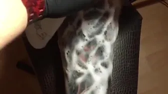 VIKI ODINTCOVA onlyfans Chick fucks herself with a big rubber dildo