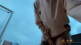 amateuraussie  onlyfans girl brunette massages milking