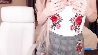 demetralove  enjoys her finger in public chat