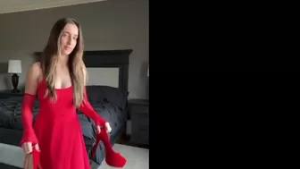 Watch Christina Khalil Black Dildo Play